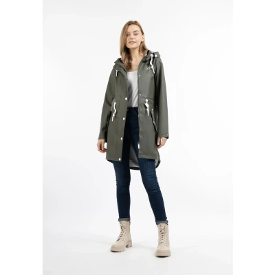 Abbildung von Icebound Regenjacke / wasserabweisende Jacke, Damen, Größe: 44, Oliv