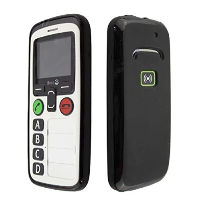 Abbildung von caseroxx TPU Hülle kompatibel mit Doro Secure 580 / 580IUP, Handy Tasche (TPU in schwarz)