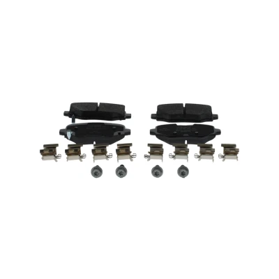 Abbildung von BOSCH 0 986 494 745 Bremsbelagsatz Low Metallic mit akustischer Verschleißwarnung Schrauben Feder, Zubehör JEEP: Renegade SUV, Compass