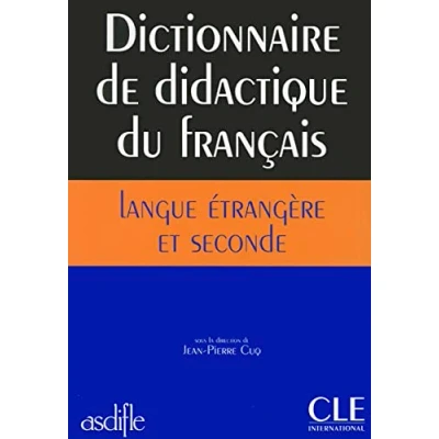 Abbildung von Dictionnaire de didactique du français langue étrangère et seconde