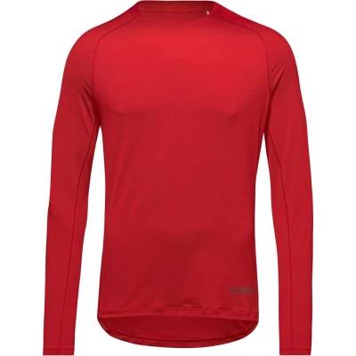 Abbildung von GOREWEAR Everyday Long Sleeve Shirt Mens Herren (Rot L Größe) Laufbekleidung