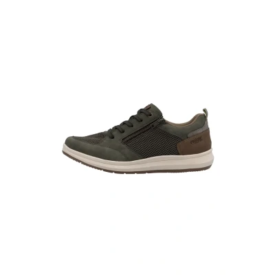 Abbildung von Rieker Herren Low Top Sneaker 16901, Männer Halbschuhe, lose Einlage,Freizeitschuhe,Laufschuhe,straßenschuhe,Strassenschuhe,grün (54),45 EU / 10.5 UK
