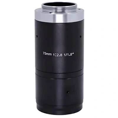 Abbildung von Machine Vision Festfokus Objektiv für Industriekamera, C Halterung, 1/1,8 Zoll, 5 MP, 4 mm, 6 8 12 16 25 35 50 75 mm FA (75 mm)