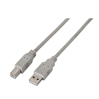 Abbildung von AISENS A101 0003 3 m USB 2.0 Drucker Kabel, Beige