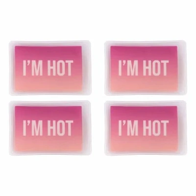 Abbildung von Fisura Originaler Handwärmer I’m hot“. Mini Gel Handwärmer, wiederverwendbar und perfekt für die Hosentasche. Hält Dich bei Outdoor Aktivitäten oder im Alltag warm. 4 Einheit.