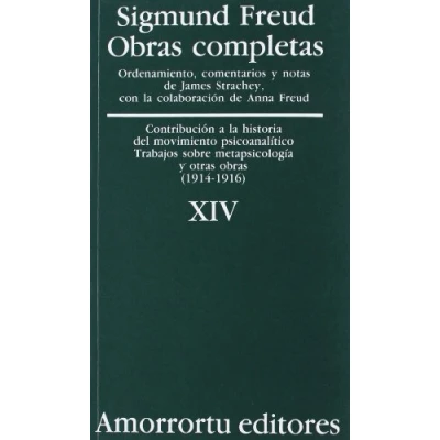 Abbildung von obras Completas Vol. XIV: «Contribución a la historia del movimiento psicoanalítico», Trabajos sobre metapsicología, y otras (1914 1916) (Obras de Sigmund Freud)