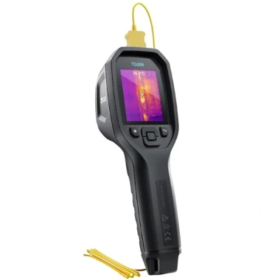 Abbildung von FLIR TG268 Wärmebildkamera mit Spot IR Superauflösung (320 x 240) und Bullseye Laser: Infrarotkamera in Handelsqualität für Gebäudeinspektion, Heizungs , Lüftungs Klimatechnik Elektrik