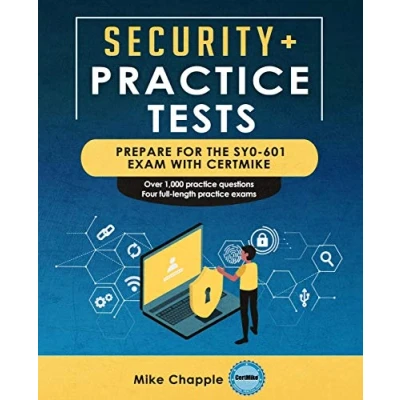 Abbildung von Security+ Practice Tests (SY0 601): Prepare for the SY0 601 Exam with CertMike