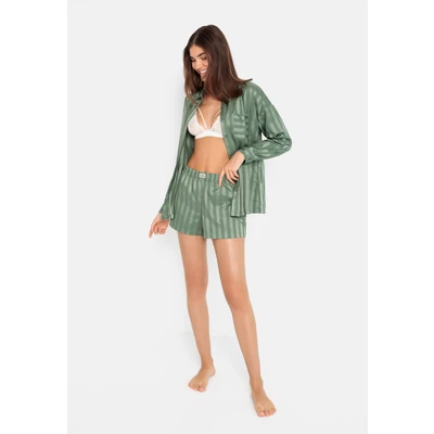 Abbildung von Lascana Shorty Pyjama pine, Damen, Größe: 38, Pine