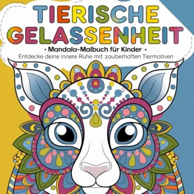 Abbildung von Tierische Gelassenheit Mandala Malbuch für Kinder Entdecke deine innere Ruhe mit zauberhaften Tiermotiven: Perfekt ab 4 Jahren wunderschönen Tiermandalas