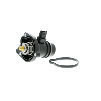 Abbildung von VEMO V40 99 1098 Kühlwasserthermostat 103 Original Qualität mit Dichtung Sensor Kunststoffgehäuse OPEL: Corsa D Schrägheck