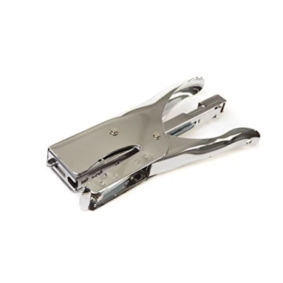 Abbildung von Pavo 8018062 Metall Heftzange robust und ergonomisch geformt Heftleistung, 40 Blatt, silber