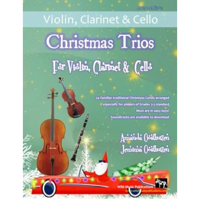 Abbildung von Christmas Trios for Violin, Clarinet and Cello: 24 Traditional Carols arranged especially three players of around Grades 3 5 standard. Most are in easy keys.