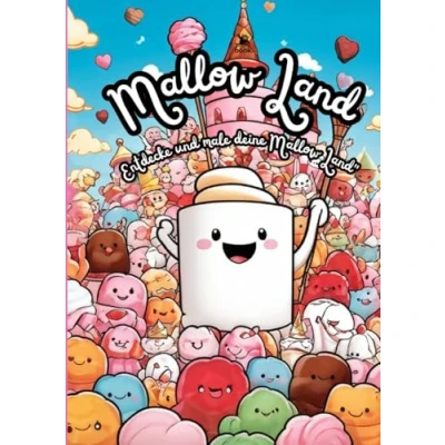 Abbildung von Mallow Land: Entdecke und male deine Land 50 Seiten DINA4 Format