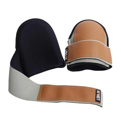 Abbildung von HPHST Profi Knieschoner Arbeiten Neues Upgrade Knieschützer Rutschfester Leder Sicherheits Knieschutz für Bau Garten Fliesenleger Knee Pads mit EVA Polsterung Kniepolster