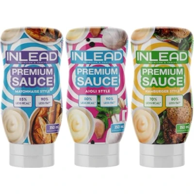 Abbildung von INLEAD Premium Sauce Perfekt für bewusste Ernährung und Diät Kalorienarme Genussvielfalt Vegan Glutenfrei Laktosefrei 3x 350ml (MIXBOX FRESH)