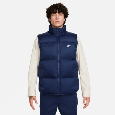 Abbildung von Nike Sportswear CLUB Puffer Weste, Herren, Größe: Small, Midnight navy/(white)