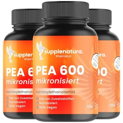 Abbildung von supplenatura® PEA Palmitoylethanolamid Kapseln 360 St