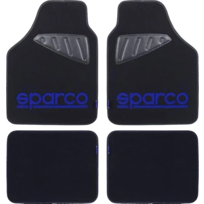 Abbildung von Autoteppiche Sparco schwarz/blau