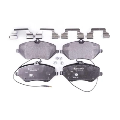 Abbildung von HELLA 8DB 355 015 621 Bremsbelagsatz mit integriertem Verschleißwarnkontakt Zubehör CITROËN: C5 III Kombi, 3, C6 Limousine, PEUGEOT: 407 SW