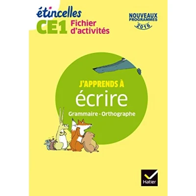 Abbildung von Etincelles Etude de la langue CE1 Éd. 2017 Fichier d&#039;activités