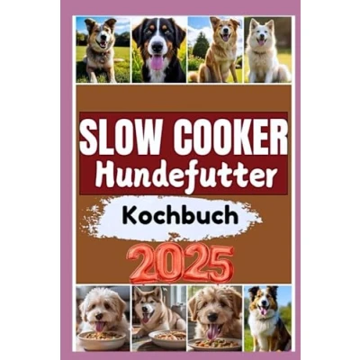 Abbildung von Slow Cooker Hundefutter Kochbuch 2025: Gesunde Rezepte für ein gesünderes und glücklicheres Haustier