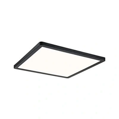 Abbildung von Paulmann 71001 LED Panel Atria Shine 293x293mm eckig incl. 1x16 W Warmweiß Schwarz Lichtpanel Kunststoff Deckenpanel 3000 K