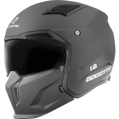 Abbildung von Bogotto Radic 22.06 Helm, schwarz matt, S
