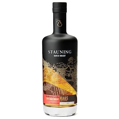 Abbildung von Stauning Whisky Dänischer Direkt befeuert in kleinen Pot Stills destilliert 45,7% Vol. 1 x 0,7l (Stauning KAOS Limited Edition)