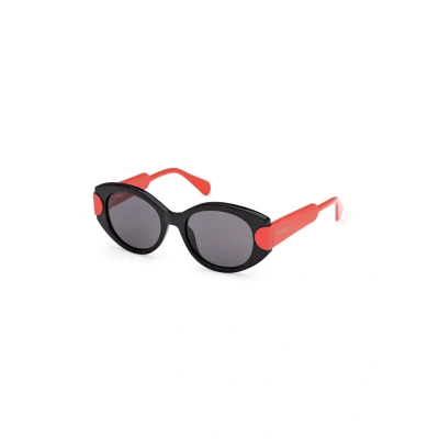 Abbildung von MAX&amp;Co. Iniettato Sonnenbrille, Damen, Größe: One Size, Glossy black smoke gray