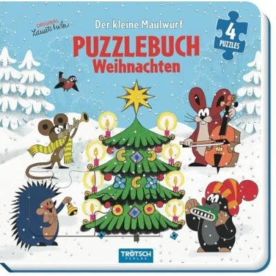 Abbildung von Trötsch Der kleine Maulwurf Puzzlebuch mit 4 Puzzle Weihnachten: Beschäftigungsbuch Entdeckerbuch