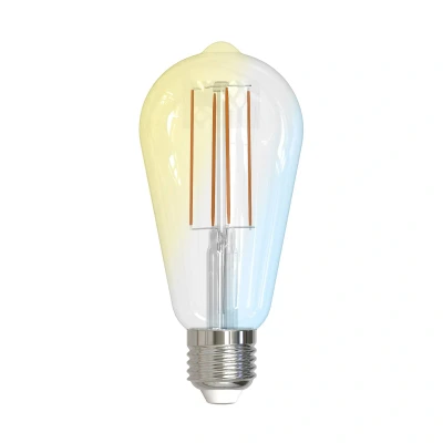 Abbildung von LUUMR Smart LED E27 ST64 7W klar ZigBee Hue Tuya