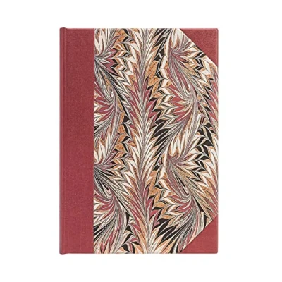 Abbildung von Rubedo (Cockerell Marbled Paper) Midi Unlined Hardcover Journal: Hardcover, 120 gsm, ribbon marker, memento pouch, elastic closure
