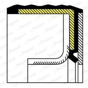 Abbildung von PAYEN NA5230 Kurbelwellendichtring PTFE (Polytetrafluorethylen) OPEL: Corsa C Schrägheck, Astra H D Schrägheck