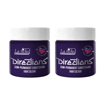 Abbildung von La Riche Directions Semipermanente Haarfarbe 100 ml Dose 2er Pack (Deep Purple)