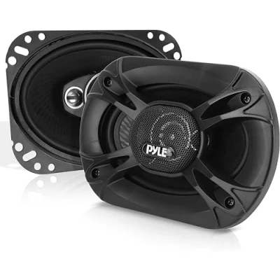 Abbildung von 3 Wege Universal Autoradio Lautsprecher 300 W 12,7 x 17,8 cm Triaxial Lauter Pro Audio Schnellwechsel Komponenten kompatibel Pyle PL5173BK Paar