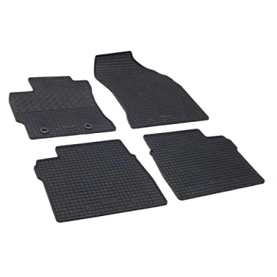 Abbildung von Fußmatten kompatibel mit Toyota Corolla 2013 Gummi Auto 100% passgenaue Gummimatten Automatten Antirutsch Schwarz