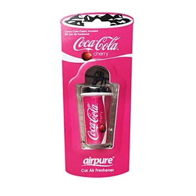 Abbildung von airflair Auto Lufterfrischer Autoduft Coca Cola 3D Becher Cherry New