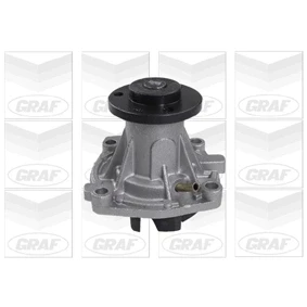 Abbildung von GRAF PA802 Wasserpumpe mit Dichtring, ohne Deckel mechanisch Gusseisen für Keilrippenriementrieb JEEP: Grand Cherokee 2, I, II