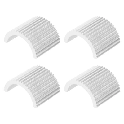 Abbildung von LT Easiyl 4PCS Aluminiumlegierung Fahrradlenker Distanzscheiben Motorrad Lenker Spacer Konvertierungsscheiben Konvertierung 28mm Bis 22mm Dichtung Silber