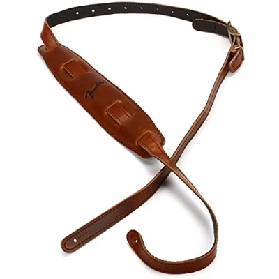Abbildung von Fender Mustang Vintage Saddle Strap Long Cognac Gitarrengurt