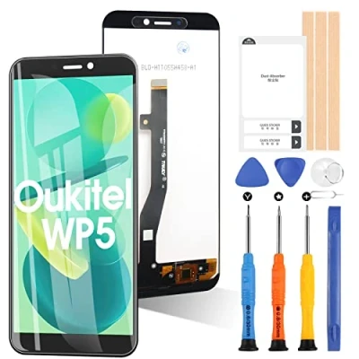 Abbildung von ARSSLY LCD für Oukitel WP5 / PRO Bildschirm Display Digitazer Touch Screen Assembly mit Werkzeugen