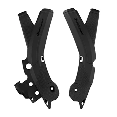 Abbildung von POLISPORT 8473000001 Unterfahrschutz Set aus strapazierfähigem, schlagfestem Kunststoff kompatibel mit Motorrädern Sherco in Farbe schwarz