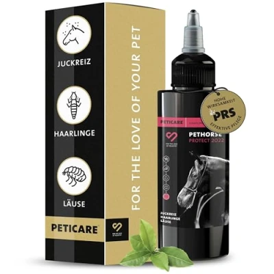 Abbildung von Peticare Anti Läuse &amp; Haarlinge Spray für Pferde, unterstützt bei Juckreiz 100 ml