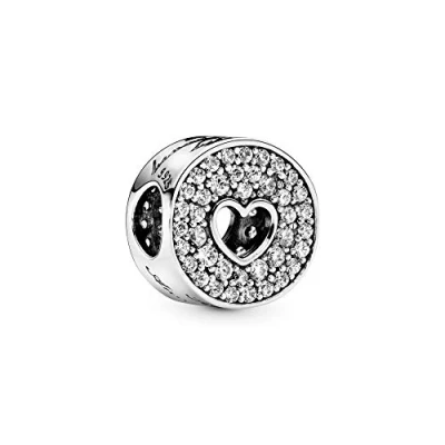Abbildung von PANDORA Damen Charm 925 Silber Zirkonia weiß 791977CZ