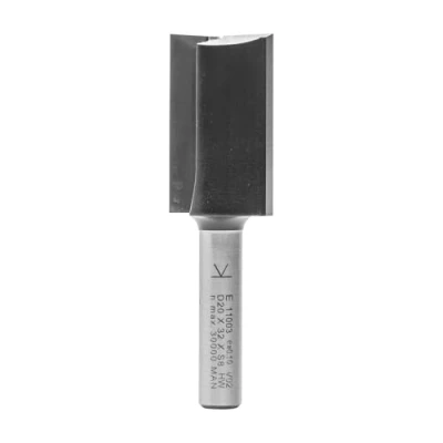 Abbildung von ENT 11003 Nutfräser HW, Schaft (S) 8 mm, Durchmesser (D) 20 NL 32 SL GL 64 mit HW Grundschneide