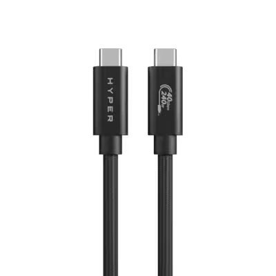 Abbildung von 0 Hyper® HyperDrive Next USB4 Typ C Performance Kabel (1.2m/4ft) Schwarz