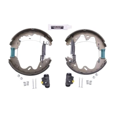 Abbildung von HELLA Shoe Kit Pro 8DB 355 022 991 Bremsensatz, Trommelbremse mit Radbremszylinder, Stellelement NISSAN: TERRANO 2