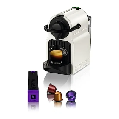 Abbildung von Nespresso Kapselmaschine &quot;XN1001 Inissia von Krups&quot;, Wassertankkapazität: 0,7 Liter, inkl. Willkommenspaket mit 7 Kapseln
