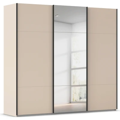 Abbildung von rauch Schwebetürenschrank "Kleiderschrank Schrank Garderobe Schlafzimmerschrank CONTIDO" IN 3 verschiedenen Ausstattungen BASIC/CLASSIC/PREMIUM, aus hochwertigem Material 6 Breiten 2 Griff Farben MADE GERMANY